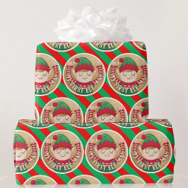 Min första Elf-Mas-julröd i Grönt Presentpapper