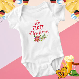 Min första familj matchar juldräkt Baby T Shirt