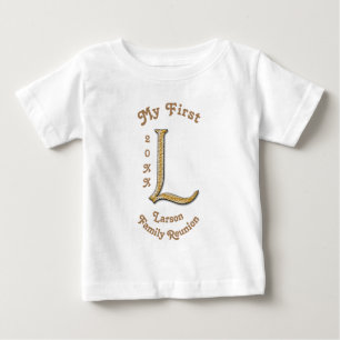 Min första familjeåterförening Guld och Silver Bre T Shirt