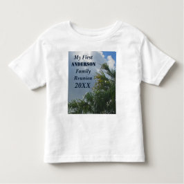 Min första familjeåterförening Handflatan Träd Bea T Shirt
