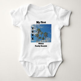 Min första familjeåterförening Handflatan Träd Tro T Shirt