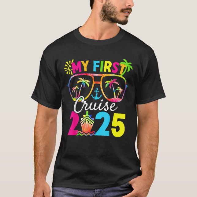 Min första familjekatastrof 2025 Vacation Sommar T Shirt (Framsida)