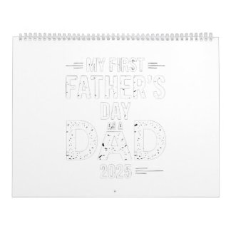 Min första Fars dag som Pappa 2025 Kalender
