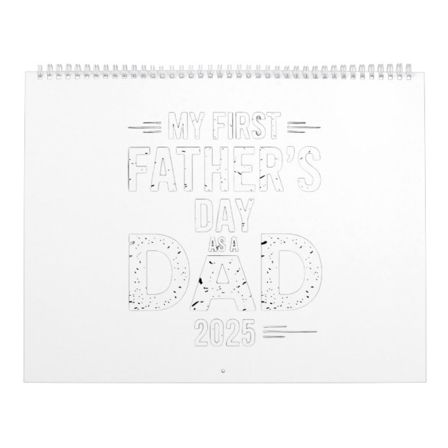 Min första Fars dag som Pappa 2025 Kalender (Omslag)