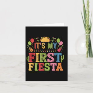 Min första Fiesta-födelsedag, mexikanska Cinco De  Kort
