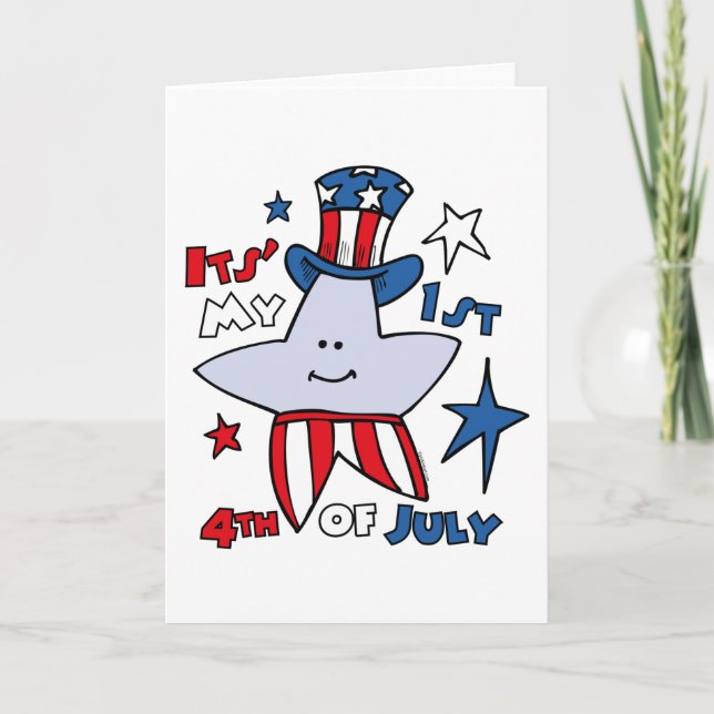 Min första fjärde stjärna kort (Framsida)