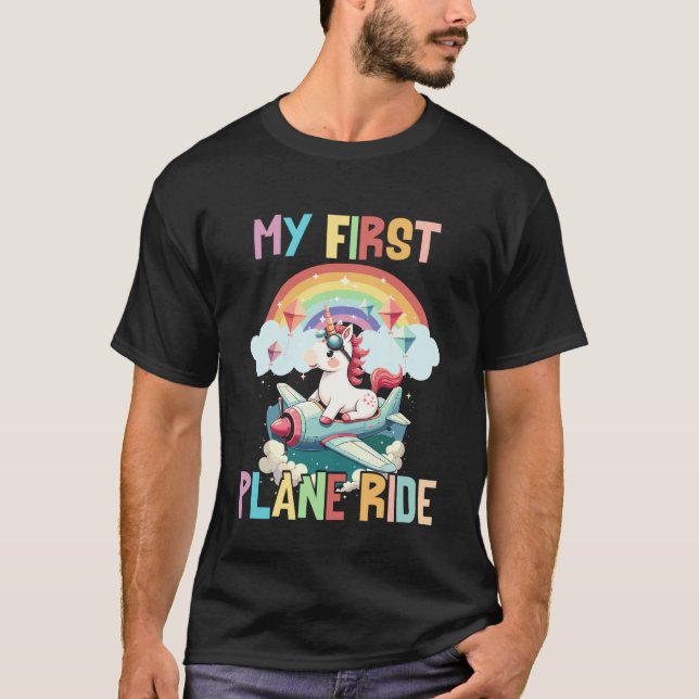 Min Första Flygning Min Första Flygning T Shirt (Framsida)