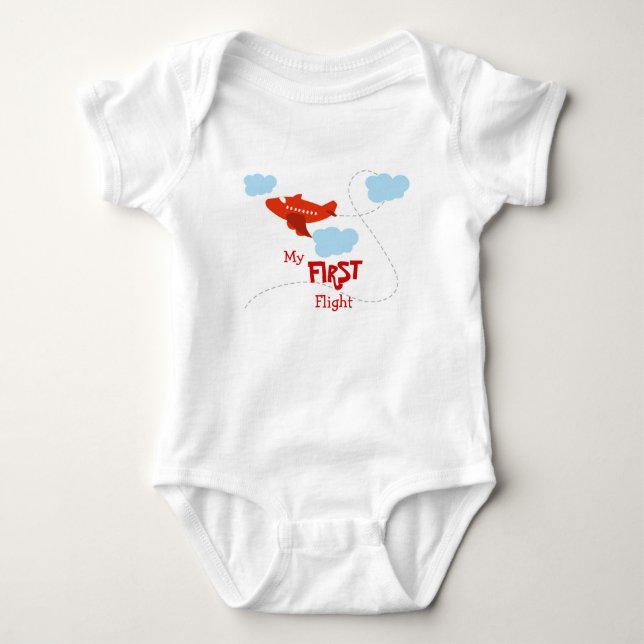 Min första flygning tee shirt (Framsida)