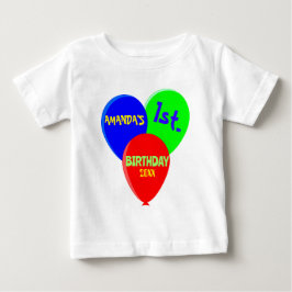 Min första födelsedag, första lustiga födelsedag t shirt