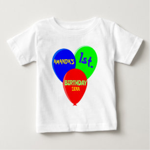 Min första födelsedag, första lustiga födelsedag t shirt