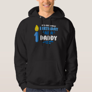 Min första födelsedag som pappa Party Pappa Far Hoodie