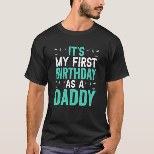 Min första födelsedag som pappa Party Pappa Far T Shirt