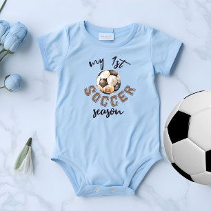 Min första fotbolls-årsjubileum, vattenfärgssoffer t shirt
