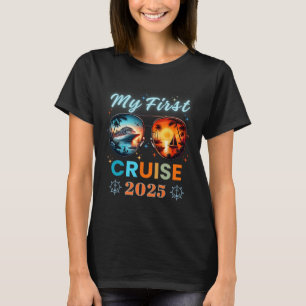 Min första Frakt Cruise Vacation 2025 Family Resa T Shirt