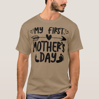 Min första Gravid i Mors dag T Shirt