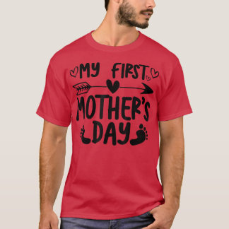 Min första Gravid i Mors dag T Shirt