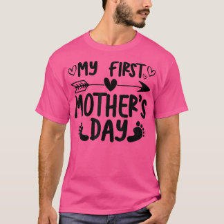 Min första Gravid i Mors dag T Shirt