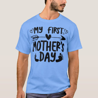 Min första Gravid i Mors dag T Shirt