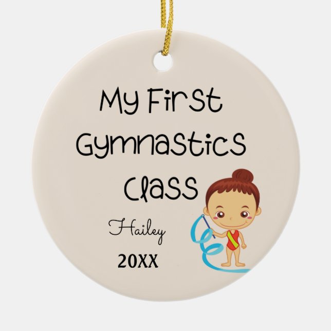 Min första gymnastikklass Ornament (Framsidan)
