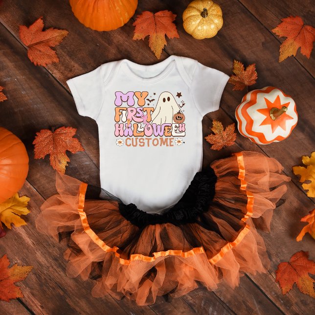 Min första Halloween-anpassningspumpkin Ghost Groo T Shirt (Skapare uppladdad)