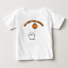 Min första Halloween Baby Bodykostym - Cute Ghost