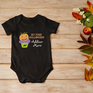 Min första Halloween Cute-Anpassningsbar Black T Shirt
