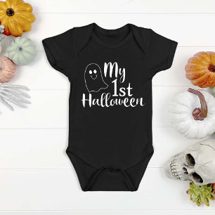 Min första Halloween Cute Baby Ghost T Shirt