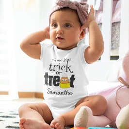 Min första Halloween Cute Bus eller godis Candy co T Shirt