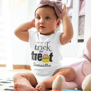 Min första Halloween Cute Bus eller godis Candy co T Shirt