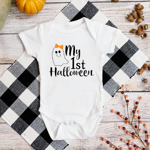 Min första Halloween Cute Flicka Ghost T Shirt