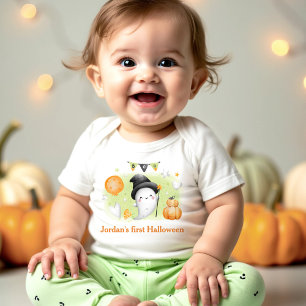 Min första Halloween Cute Ghost Namn T Shirt