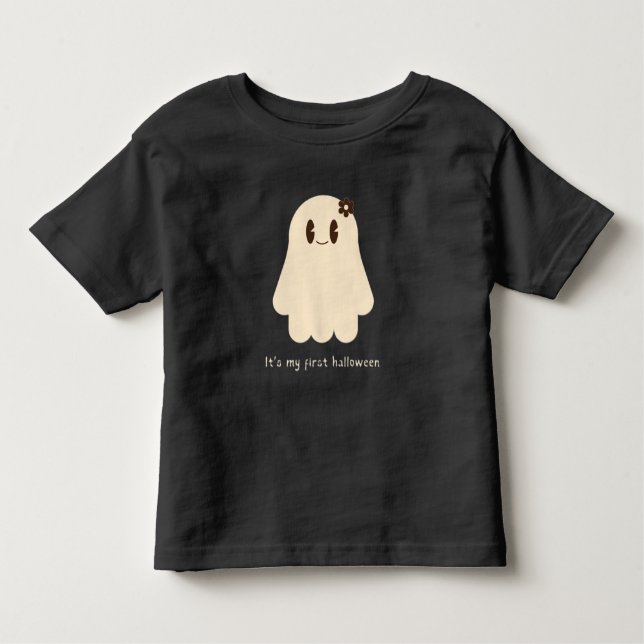 Min första Halloween Cute Ghost T Shirt (Framsida)