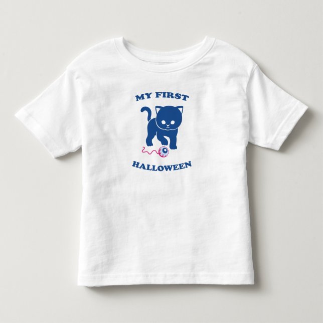 Min första Halloween Cute Pojke Girl Costume 2023 T Shirt (Framsida)