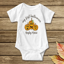 Min första Halloween Cute Pumpkin Jack O'lanternor T Shirt