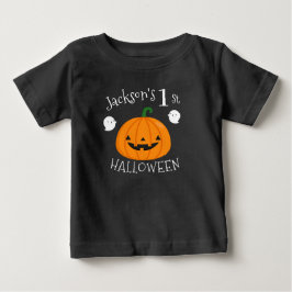 Min första Halloween Ghost Pumpkin-Personlig T Shirt