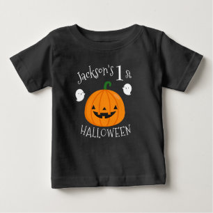 Min första Halloween Ghost Pumpkin-Personlig T Shirt