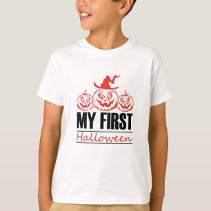 Min första halloween-halloween-spökskräck-lustig t shirt