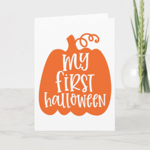 Min första Halloween Kort