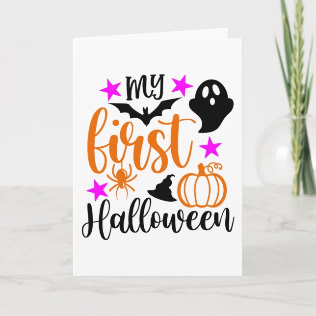 Min första Halloween Kort (Framsida)