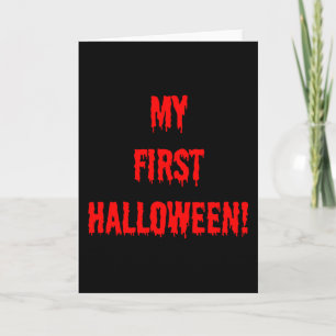 Min första Halloween Kort