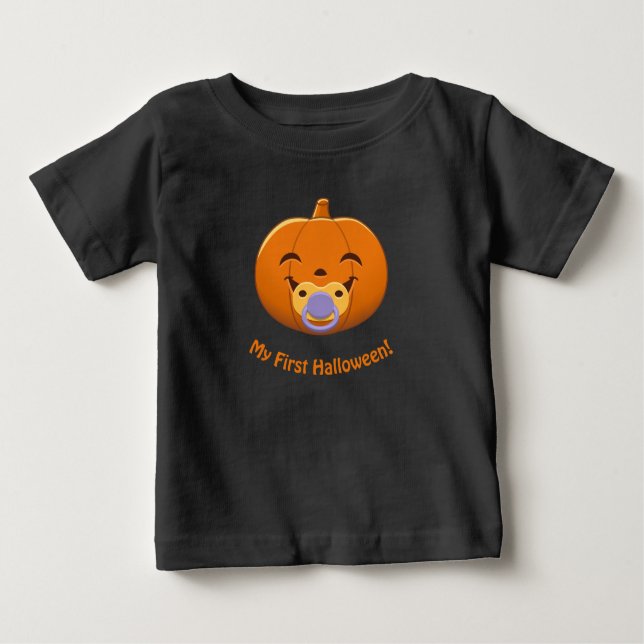 Min första Halloween-napp-nöt T Shirt (Framsida)