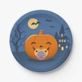 Min första Halloween Nappar Pumpkin