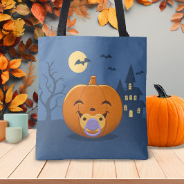 Min första Halloween Nappar Pumpkin Tygkasse