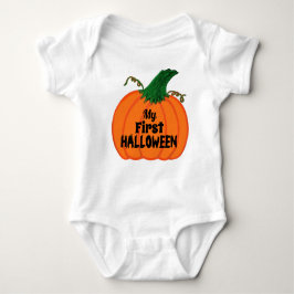 Min första Halloween-Orange Pumpkin T Shirt