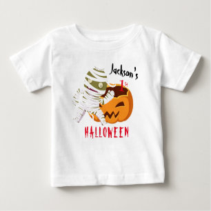 Min första Halloween Pumpkin Ghost-Personlig T Shirt