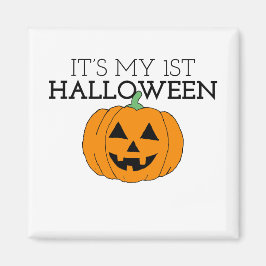 Min första Halloween-pumpkin Magnet