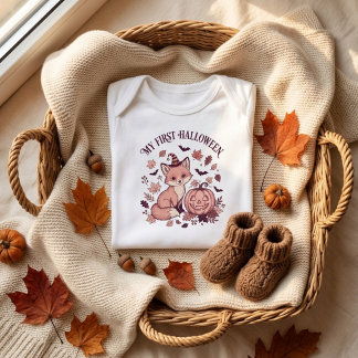 Min första Halloween rosa T Shirt