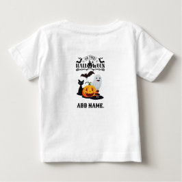 Min första Halloween Småbarn Personlig Baby T Shirt