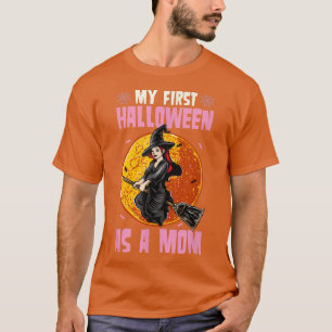 Min första Halloween som en Gravid i Mamma T Shirt