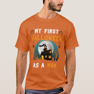 Min första Halloween som en Mamma-funny Halloween- T Shirt
